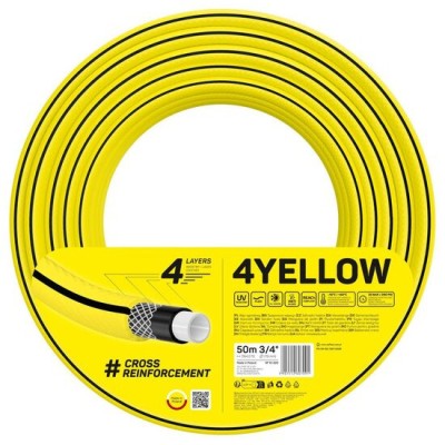 Furtun gradina, Cellfast Yellow, 4 straturi, 3/4, 50 m foto