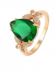 Inel Luxury Green Emerald foto