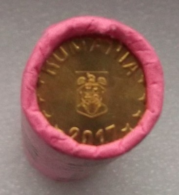 Romania fisic complet (50 bucati) 1 ban 2017 UNC ** foto