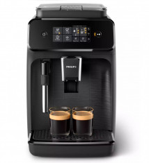 Espressor Philips Automat 15 Bar 2 Bauturi Afisaj Tactil Rezervor 1.8L Setare Eco Sistem Classic De Spumare A Laptelui Negru EP1220/00 41503741 foto