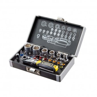 Set 26 chei tubulare si biti, Topmaster Cr-V, 1/4 inch foto