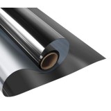Folie Decorativa Pentru Geamuri, cu Efect de Oglinda Pentru Intimitate si Protectie Solara, Negru, 60 x 300 cm, BZRSH