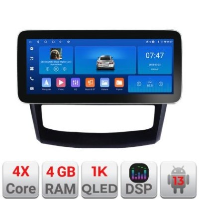 Navigatie Renault Kadjar facelift 2019-2022 Edotec Incell 1K 12.3 inch 4+64 carplay android auto radio internet kit-9030-facelift+EDT-E212-RK+kit-9030 foto