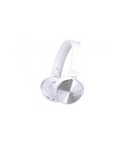 Casti Audio Bluetooth Trevi DJ 12E50 BT, Stereo, Microfon, Alb, Pliabile, Compatibile Smartphone