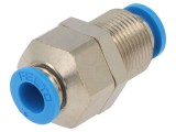 Racord Push-In Filetat Alamă Nichelată 0,95-6 bar