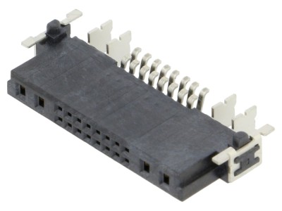Conector PCB-PCB mamă 20 pini SMT foto