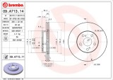 BREMBO 09.A713.11 PRIME LINE - UV Coated Disc frana