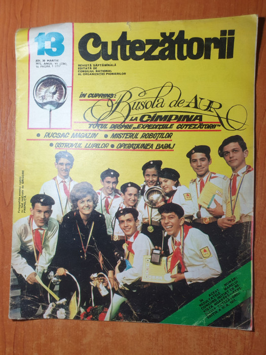 revista cutezatorii 30 martie 1972-busola de aur la campina