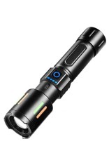 Lanterna de m&acirc;nă profesională Coba CB 611 &ndash; LED LASER, putere mare, acumulator Li-Ion 26650, &icirc;ncărcare USB-C
