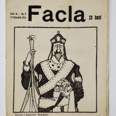 FACLA , REVISTA , ANUL VI , NR. 8 , 21 FEBRUARIE , 1916