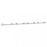 Cumpara ieftin Set piese pentru usa glisanta, argintiu, 366 cm otel inoxidabil