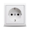 Priza Schuko PT Alb
