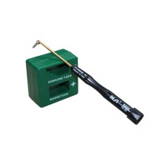 Magnetizor demagnetizor pentru surubelnite, plastic, verde