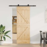 Cumpara ieftin Usa glisanta NARVIK 70 x 210 cm (152,5 cm) Natural si Negru