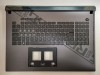 Carcasa superioara cu tastatura palmrest Laptop Gaming, Asus, ROG Strix G18 (2023) G814JV, G814JI, G814JY-1C, 6070B2292802, 90NR0CI1-R33UI1, 13NR0CG0M