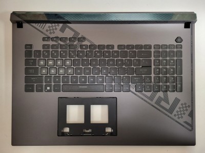 Carcasa superioara cu tastatura palmrest Laptop Gaming, Asus, ROG Strix G18 (2023) G814JV, G814JI, G814JY-1C, 6070B2292802, 90NR0CI1-R33UI1, 13NR0CG0M foto