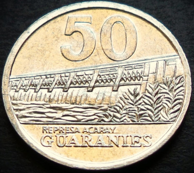 Moneda exotica 50 GUARANIES - PARAGUAY, anul 2012 * cod 5393 = UNC foto