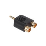 ADAPTOR3.5 ST TATA-2RCA MAMA GOLD - ZLA0299