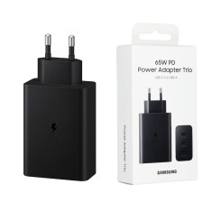 Incarcator Samsung 65W PPS 2x Type-C PDUSB, EP-T6530NBEGEU, blister foto