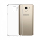 Husa Silicon Transparenta Samsung Galaxy J6, TPU, Protectie Anti-soc si Zgarieturi, Decupaje Precise