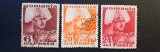 Rom&acirc;nia Regat - Regele Carol al II-lea ("Coifură / Cască cu Pene", 1930&ndash;1938) - (6L, 20L Portocaliu cu Ștampilă "CERNĂUȚI", 24L, ) RO1