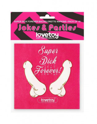 Set 10 Servetele Super Dick Forever foto