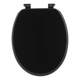 Capac Toaletă 45 Cm Mdf &ndash; Negru Mat | Capace Wc