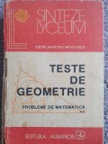 Teste de geometrie, vol II, probleme de matematica. Catalin Nicolescu, 1986, 410