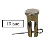 Pachet surub si bolt de forfecare motosapa (10 x 24 mm) 10 buc