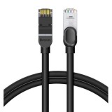 PATCH CORD UTP Baseus Cat6, fire din cupru, round cable, viteza maxima 1 Gbps, PVC, 1.5m, negru &quot;PCWL-Q01&quot; (timbru verde 0.08 lei) - 6953156233133