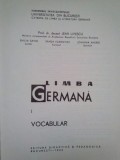 Jean Livescu - Limba germana, vol. 1 - Vocabular (Editia: 1966)