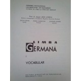 Jean Livescu - Limba germana, vol. 1 - Vocabular (Editia: 1966)
