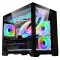 Carcasa 1STPLAYER MV6 Cube Tower ARGB NEGRU
