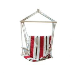 Hamac tip scaun, rosu, max 150 kg, 100x50 cm, Craig foto