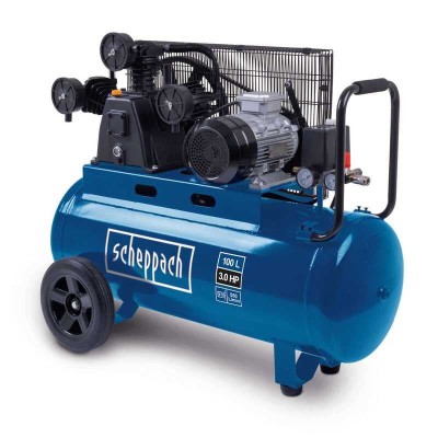 Compresor cu trei cilindri HC550TC Scheppach 5906147901, 2200 W, 100 L, 10 bari foto