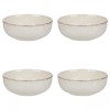Set boluri, 4 piese, 680 ml, Ceramica, Bej