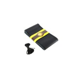 Husa volan cu ac si ata din piele cu gaurele, marime M,culoare Negru Premium Cod: LUXFST01 Automotive TrustedCars, Oem
