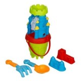 Set de Joaca pentru Nisip cu Moara de Apa, Castel si 4 Accesorii, Multicolor, Plastic, &Oslash;20x37.5cm, CMCLASS