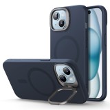 Husa iPhone 15 Plus ESR Cloud Soft HaloLock Kickstand, albastru