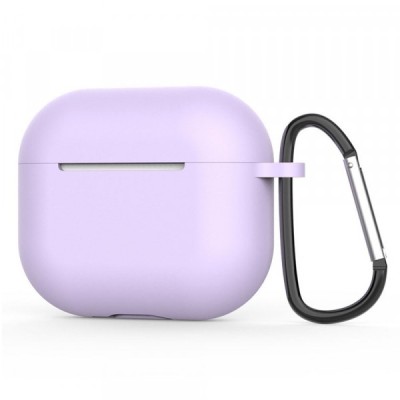 Husa Techsuit Silicone Case pentru Apple AirPods 4, Mov foto