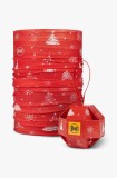 Buff fular &icirc;mpletit Original Ecostretch culoarea roșu, cu model 134771