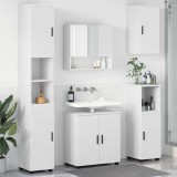 Cumpara ieftin Set de mobilier pentru baie 5 buc. Alb 61 x 35 x 64 cm
