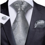 Set cravata + batista + butoni - matase - model 444