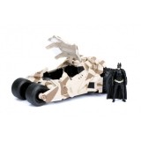 Batman The Dark Knight Diecast Model 1/24 2008 Batmobile Camo with figure, Jada Toys