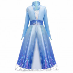 Costum Disney Printesa Elsa pentru fete 7-9 ani 120-134 cm