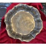 Fructieră metal argintat - vintage