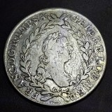 Austria 20 kreuzer 1757 / H.A / Hall argint Francisc l