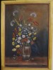 Tablou "Flori &icirc;n vază" , Pictură ulei pe panza, Art Deco