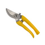 Foarfeca de gradina, inox, maner plastic, L 20 cm, galbena