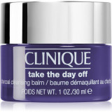 Clinique Take The Day Off&trade; Charcoal Detoxifying Cleansing Balm lotiune de curatare cu cărbune activ 30 ml